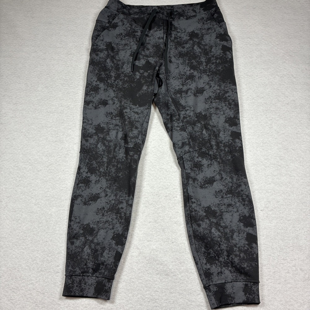 Lululemon City Sweat Jogger French Terry Mens 29 Asphalt Gray Camo Gym Athletic